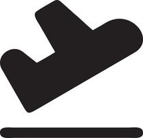 Plane icon symbol image vector, illustration of the flight aviation in black image. EPS 10 vector