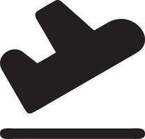 Plane icon symbol image vector, illustration of the flight aviation in black image. EPS 10 vector