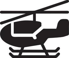 Helicopter icon symbol vector