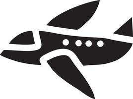 Plane icon symbol image vector, illustration of the flight aviation in black image. EPS 10 vector