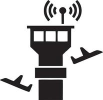 Tower airport icon symbol vector