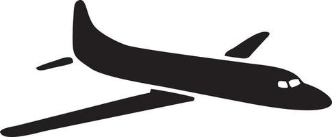 Plane icon symbol image vector, illustration of the flight aviation in black image. EPS 10 vector