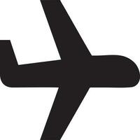 Plane icon symbol image vector, illustration of the flight aviation in black image. EPS 10 vector