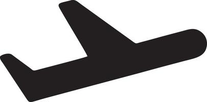 Plane icon symbol image vector, illustration of the flight aviation in black image. EPS 10 vector