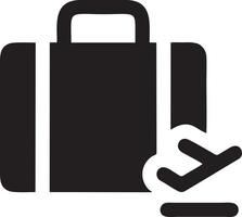 Plane icon symbol image vector, illustration of the flight aviation in black image. EPS 10 vector