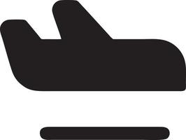 Plane icon symbol image vector, illustration of the flight aviation in black image. EPS 10 vector