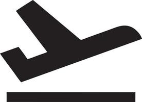 Plane icon symbol image vector, illustration of the flight aviation in black image. EPS 10 vector