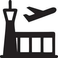 Plane icon symbol image vector, illustration of the flight aviation in black image. EPS 10 vector