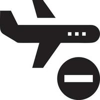 Plane icon symbol image vector, illustration of the flight aviation in black image. EPS 10 vector