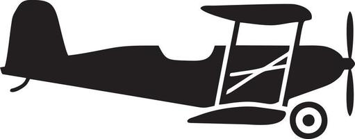 Plane icon symbol image vector, illustration of the flight aviation in black image. EPS 10 vector