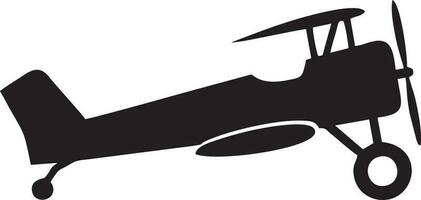 Plane icon symbol image vector, illustration of the flight aviation in black image. EPS 10 vector