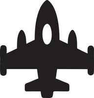 Plane icon symbol image vector, illustration of the flight aviation in black image. EPS 10 vector