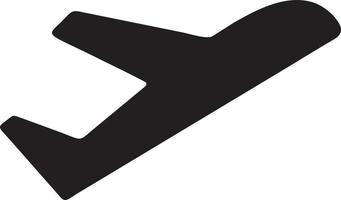 Plane icon symbol image vector, illustration of the flight aviation in black image. EPS 10 vector