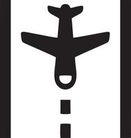 Plane icon symbol image vector, illustration of the flight aviation in black image. EPS 10 vector