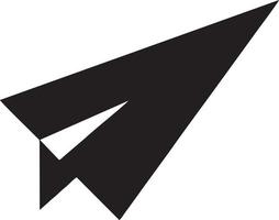 Plane icon symbol image vector, illustration of the flight aviation in black image. EPS 10 vector