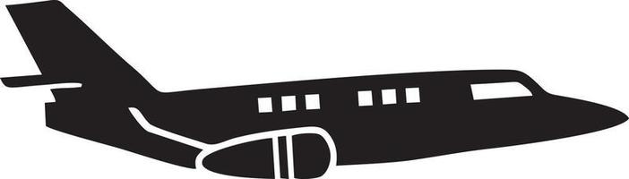 Plane icon symbol image vector, illustration of the flight aviation in black image. EPS 10 vector