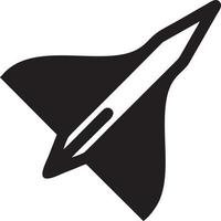 Plane icon symbol image vector, illustration of the flight aviation in black image. EPS 10 vector