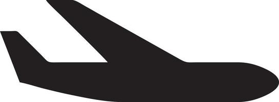 Plane icon symbol image vector, illustration of the flight aviation in black image. EPS 10 vector