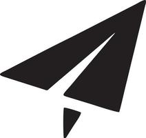 Plane icon symbol image vector, illustration of the flight aviation in black image. EPS 10 vector