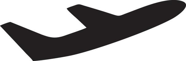 Plane icon symbol image vector, illustration of the flight aviation in black image. EPS 10 vector