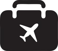 Plane icon symbol image vector, illustration of the flight aviation in black image. EPS 10 vector