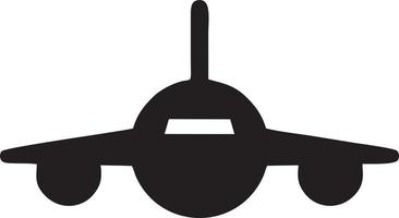 Plane icon symbol image vector, illustration of the flight aviation in black image. EPS 10 vector