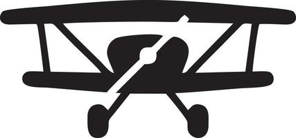 Plane icon symbol image vector, illustration of the flight aviation in black image. EPS 10 vector