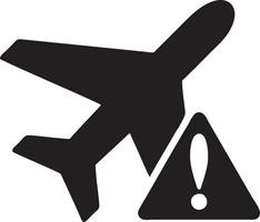 Plane icon symbol image vector, illustration of the flight aviation in black image. EPS 10 vector