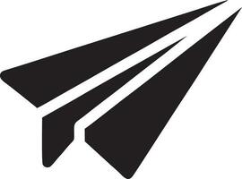 Plane icon symbol image vector, illustration of the flight aviation in black image. EPS 10 vector