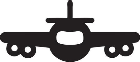 Plane icon symbol image vector, illustration of the flight aviation in black image. EPS 10 vector