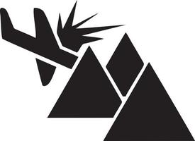 Plane icon symbol image vector, illustration of the flight aviation in black image. EPS 10 vector