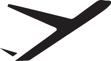 Plane icon symbol image vector, illustration of the flight aviation in black image. EPS 10 vector