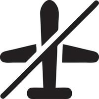 Plane icon symbol image vector, illustration of the flight aviation in black image. EPS 10 vector