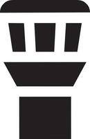 Plane icon symbol image vector, illustration of the flight aviation in black image. EPS 10 vector