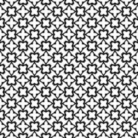 Black and white seamless pattern texture. Greyscale ornamental graphic design. vector