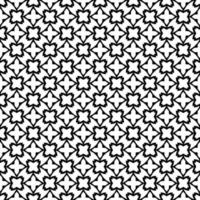 Black and white seamless pattern texture. Greyscale ornamental graphic design. vector