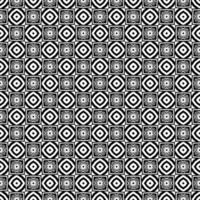 Black and white seamless pattern texture. Greyscale ornamental graphic design. vector