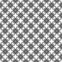 Black and white seamless pattern texture. Greyscale ornamental graphic design. vector
