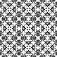 Black and white seamless pattern texture. Greyscale ornamental graphic design. vector