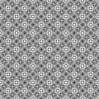 Black and white seamless pattern texture. Greyscale ornamental graphic design. vector