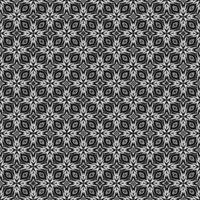 Black and white seamless pattern texture. Greyscale ornamental graphic design. vector