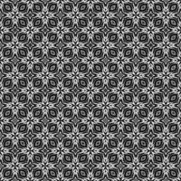 Black and white seamless pattern texture. Greyscale ornamental graphic design. vector