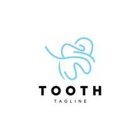 diente logo, dental cuidado vector, ilustración icono diseño vector