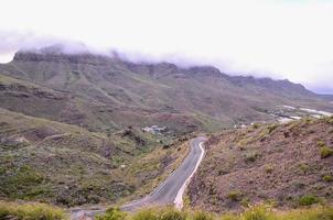 Scenic road view photo