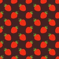 Seamless pattern on red background. vector