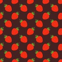 Seamless pattern on red background. vector