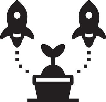 Tree icon symbol image vector, illustration of the tree botany in black image vector