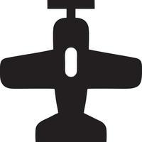 Plane icon symbol image vector, illustration of the flight aviation in black image. EPS 10 vector
