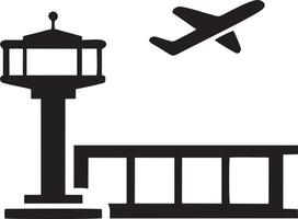 Plane icon symbol image vector, illustration of the flight aviation in black image. EPS 10 vector