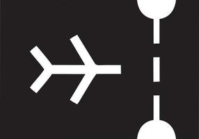 Plane icon symbol image vector, illustration of the flight aviation in black image. EPS 10 vector